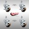 Service Caster 3 Inch SS High Temp Phenolic Swivel 12mm Threaded Stem Caster Set Brake SCC SCC-SSTS20S314-PHSHT-TLB-M1215-4 - alternate 4